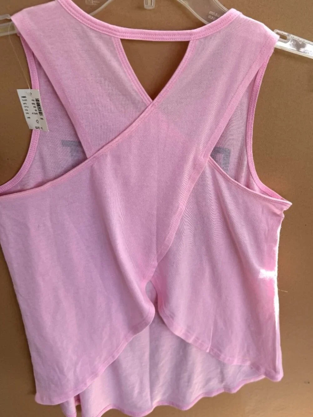 NWT Girls Justice Active Pink Tank Top 